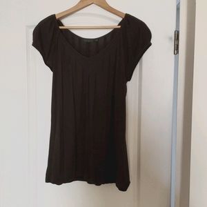 Dark brown women's blouse